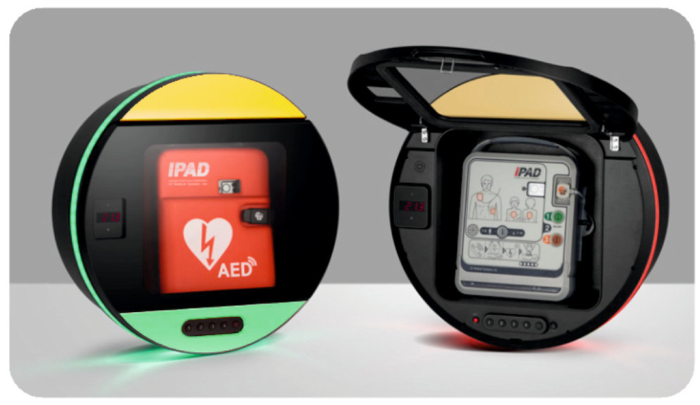 Szafka na defibrylator DefibSafe 3 z AED iPad SP1